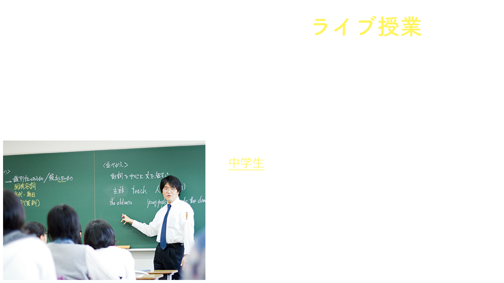 KCLセミナーは熱意のあるライブ授業でお子様の意欲をかきたてます。